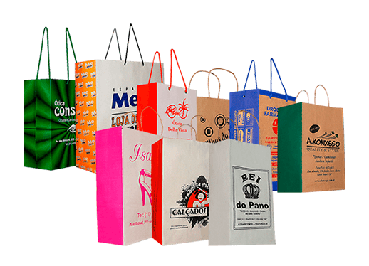 Conte com as sacolas de papel triplex da Universal